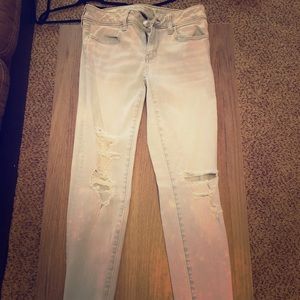 American Eagle light wash Jegging size 4